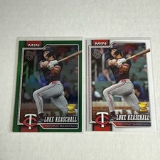 2026 Topps Series 1 Luke Keaschall Rookie Cup Green Foil / 99 Twins + Base