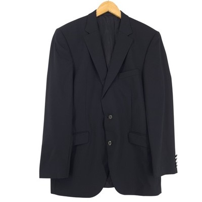 Digel Blazer Jacket Virgin Wool Black Ns4 Size EU 52 UK/US 42