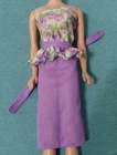 Vintage Barbie Clothes - Superstar Era Barbie or Similar Tricot Dress