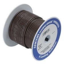 Ancor 100225 Tinned Copper Wire, 18 AWG (0.8mm2), Brown - 250 Feet,