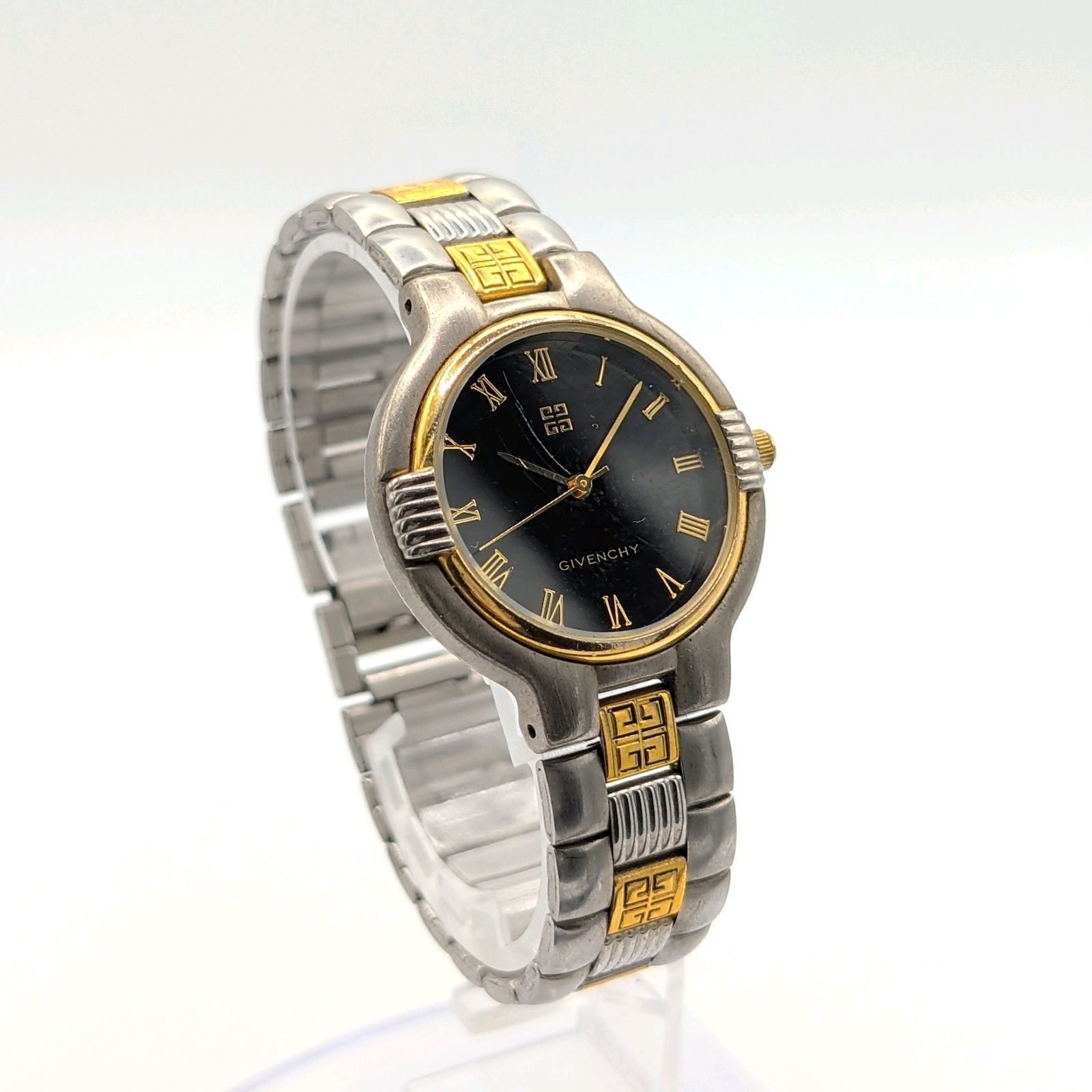 GIVENCHY Watch Men's Black dial Silver Gold Combi Y2K 00S Vintage Givenchy thumbnail 4