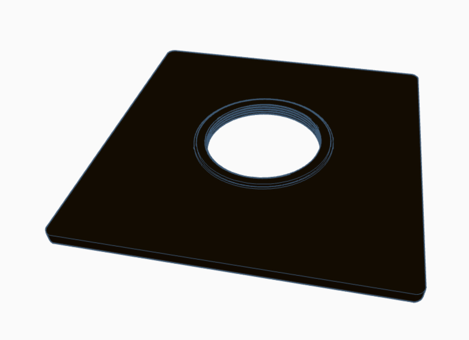 Platine Beseler 45 haute précision 25mm pour objectif d'agrandisseur photo