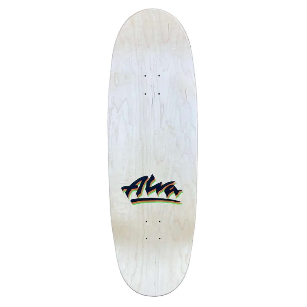 Alva Skateboard Deck Egg Triple Scratch Team Logo Orange 10.6 | eBay