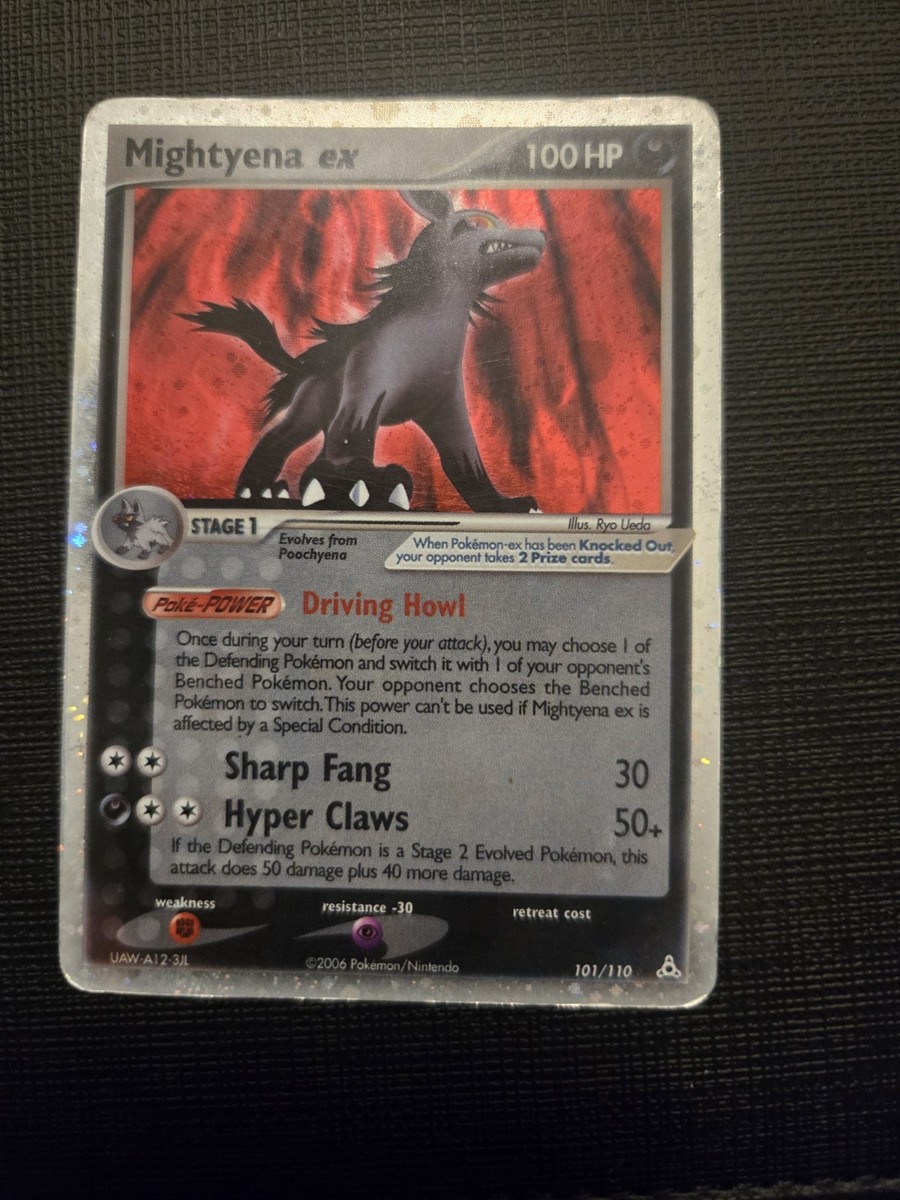 Mightyena ex 101/110 Holon Phantoms Holo | eBay