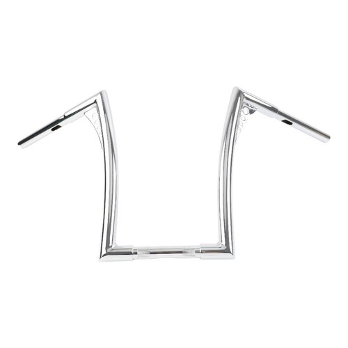 Manillar de barras de suspensión de 16"" de elevación de 1-1/4"" para Harley Dyna Softail Sportster cromado - Imagen 4 de 11