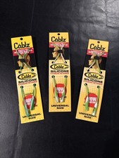 Lot of 3 - Cablz Strap for Sunglasses or Reading glasses - Silicone Green