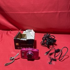 Nikon Coolpix S31 10.0 MP Digital Camera Pink -Working-with charger With Box