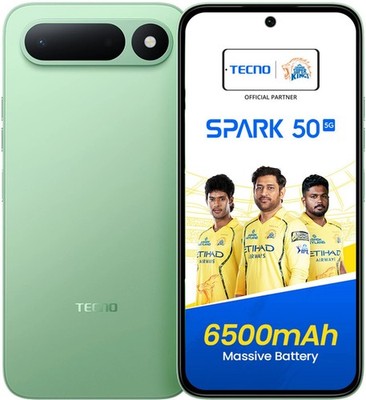 Tecno Spark 50 5G (Grün, 128GB 4GB RAM) KN8 Dimensity 6400 Global Version.