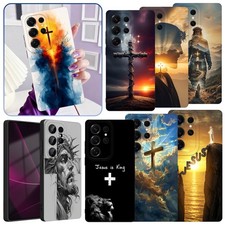Christian Theme Art Phone Case For Samsung A36 A16 S26 S25 Ultra Anti-Slip Cover