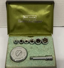 Vintage S-K Tools 49270 Thumb Wheel Ratchet Set – 8 Piece w/ Original Case