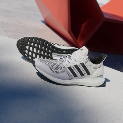 adidas Ultraboost 1.0 White Black Men Road Running Jogging Shoes JR1987