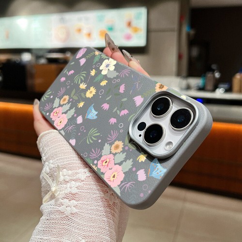For iPhone 16 Pro Max 15 14 13 12 11 XR 8 Floral Silicone Shockproof Case Cover - Picture 4 of 18