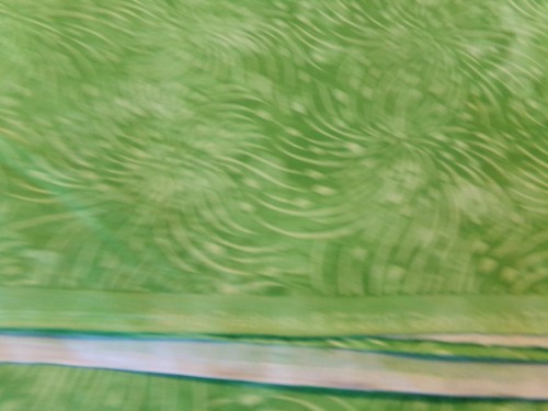 3/4 YD X 44" VINTAGE LIME GREEN SWIRLS by FABRIC TRADITIONS COTTON NEW #348 - Picture 3 of 3