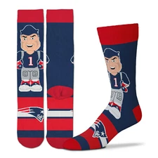 New! New England Patriots Pat Mascot Madness Socks One Size Fits Most Adults