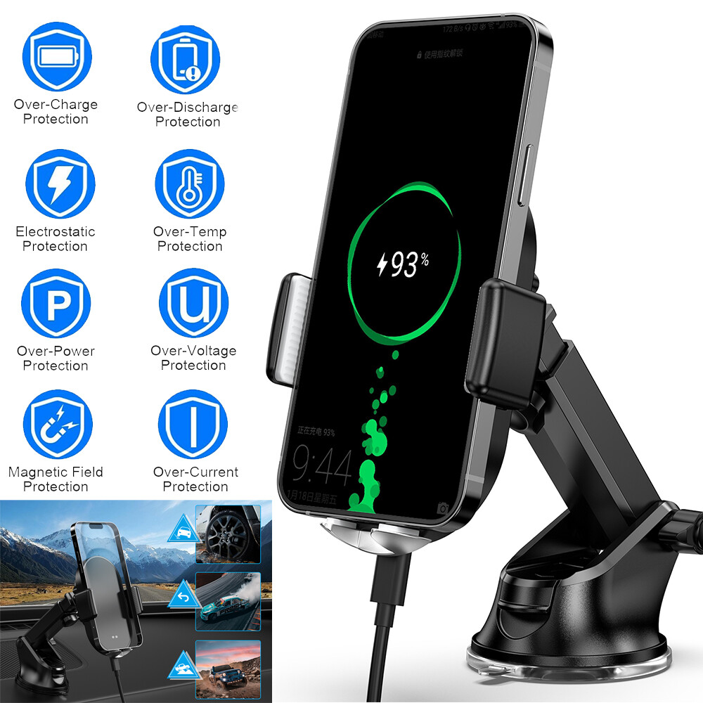 S141 360° Universal Car Mount Holder Stand Windshield For Mobile Cell Phone GPS