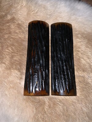 Antler Jigged Camel Bone Scales, 5  X 1/1/2  X 3/8 .