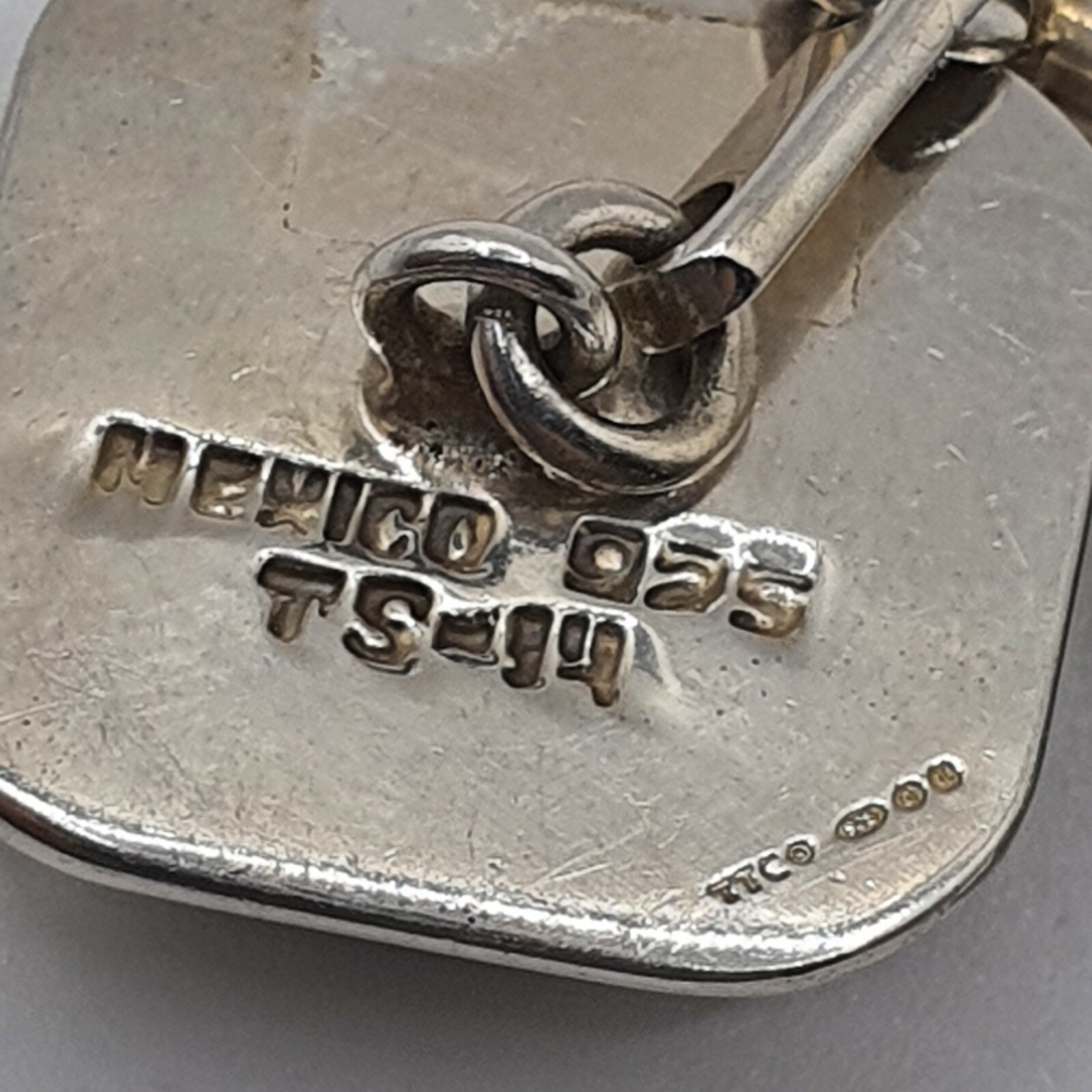 Photo 7 of Sterling Silver Taxco Mexico Cufflinks With Amber TS-14 17grams M12