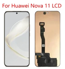 For Huawei Nova 11 FOA-AL00, FOA-LX9 Display LCD Screen Touch Digitizer Black
