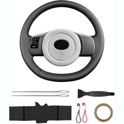 For Toyota Spade Steering Wheel Cover Hand-Stitching Leather Wrap