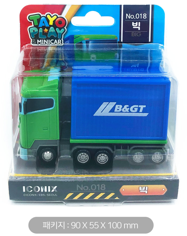 ICONIX The Little Bus TAYO PLAY & MINI CAR Plastic Model : BIG 빅