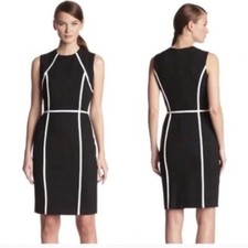 Calvin Klein Sleeveless Color Sheath Dress