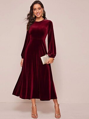 white christmas dresses Burgundy Dantelle Mermaid Dress– Teuta Matoshi main image 1