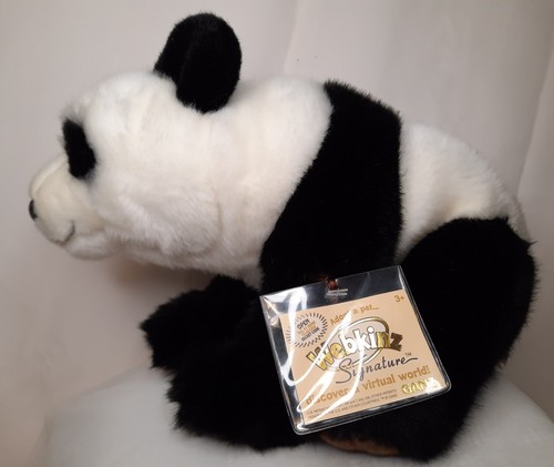 NEU Ganz Webkinz Signature Black and White Panda mit versiegeltem Code WKS1001 ⭐️ - Bild 3 von 11