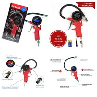 Tire Inflator Pressure Gauge Digital Tire Pressure Inflator Lock On Air Chuck Tire Inflator Pressure Gauge Digital Tire Pressure Inflator Lock On Air Chuck