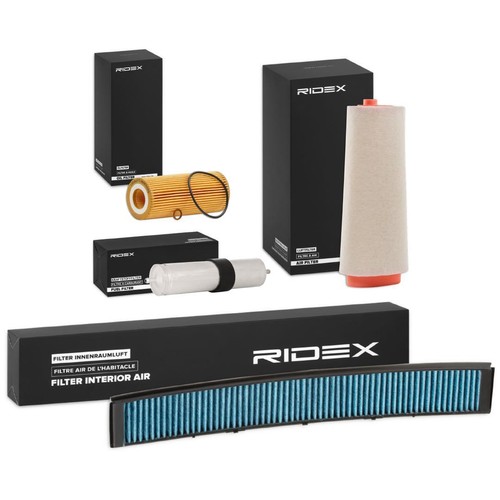 Kit De Filtres RIDEX 4055F34633 - Compatible VW Golf V, VI, SEAT Ibiza, AUDI A3 (diesel TDI/SDI)