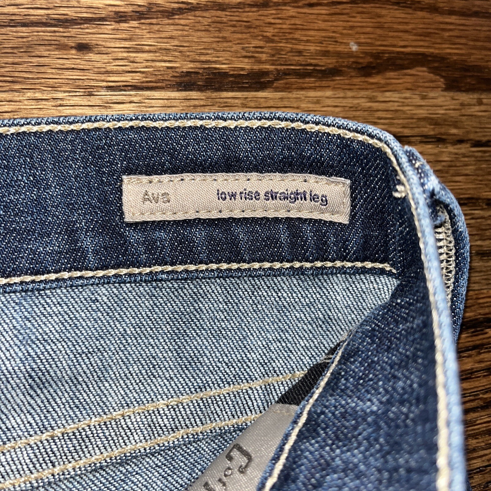 Citizens of Humanity Blue Ava Stretch Low Rise Straight Leg Jeans 31 X 32.5 - View 5