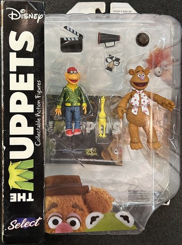 Figurines The Muppet Show - Fozzie & Scooter - Diamond Select - Neuves Sous Blister