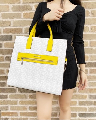 yellow MK bag