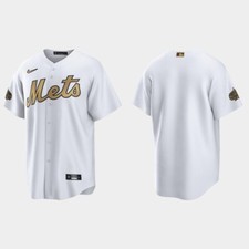 Official New York Mets 2022 All Star HR Derby Gold Jersey Reg. 140 XL
