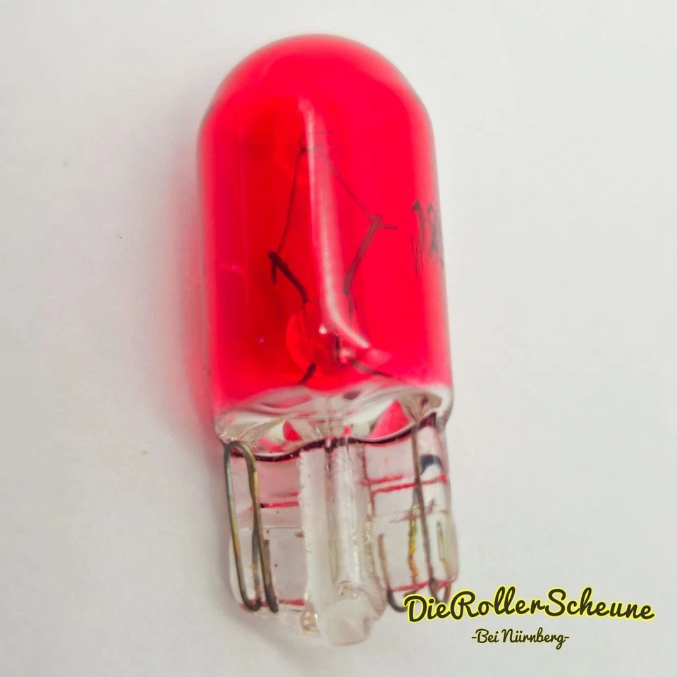 2x WY5W 12V 5W T10 Sockel W2,1x9,5d Motorrad Roller Blinkerbirnen Orange (9186) - Bild 2 von 3