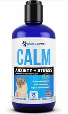 Cat Anxiety Relief 90 Day Supply - Faster Absorption than Cat Calming Treats - C