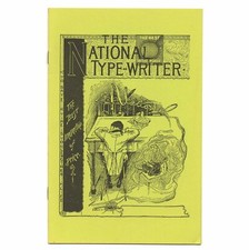 Curved NATIONAL TYPEWRITER TRADE CATALOG Antique Vtg Post Era Schreibmaschine thumbnail