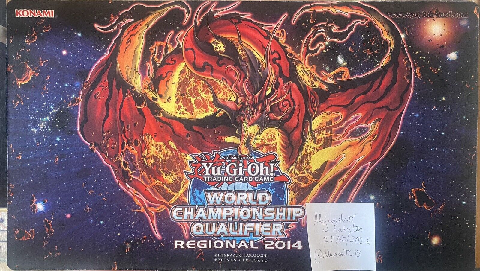 Yugioh WCQ 2012 World Championship Qualifier Top 64 Playmat Ma'at