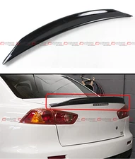 For 2008-2017 Mitsubishi Lancer EVO X 10 Duckbill Gloss Black Trunk Spoiler Wing