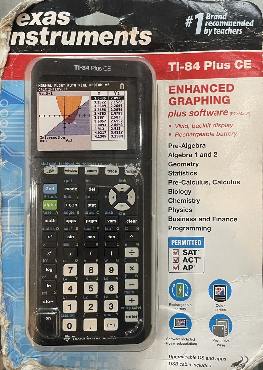 Texas Instruments TI-84 Plus CE Graphing Calculator
