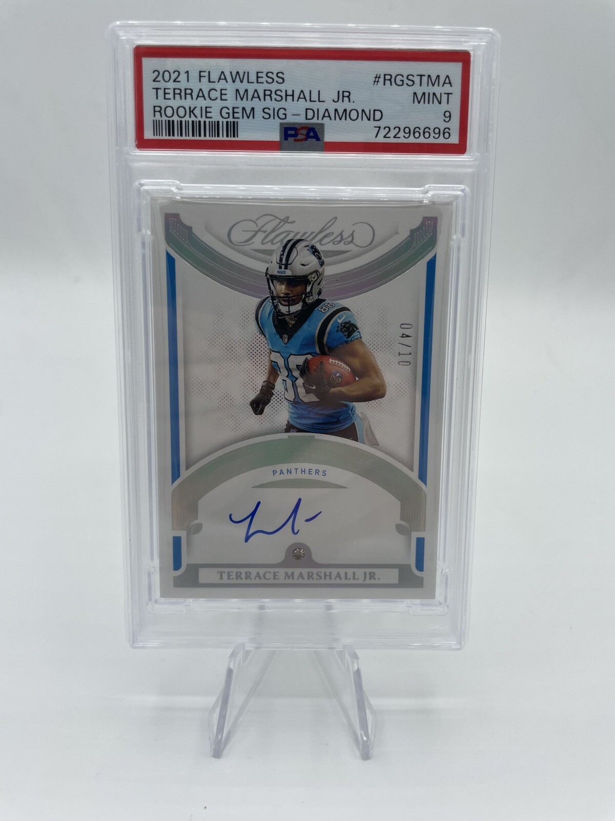 Terrace Marshall Jr. Panini Flawless Rookie Gems Signatures #RGSTMA Diamond