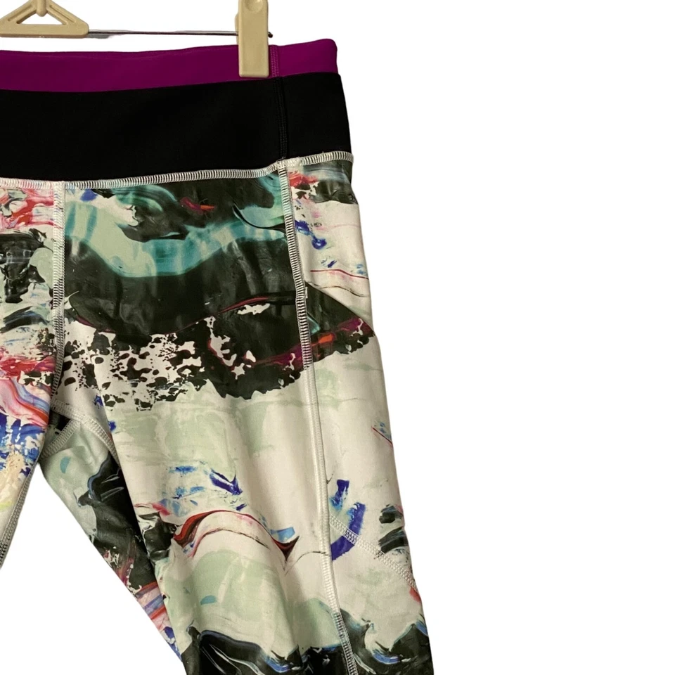 Lululemon Women Full-on Luxtreme Pigment Wave Run Speed Tight III Leggings Sz 8 - Image 4 of 4