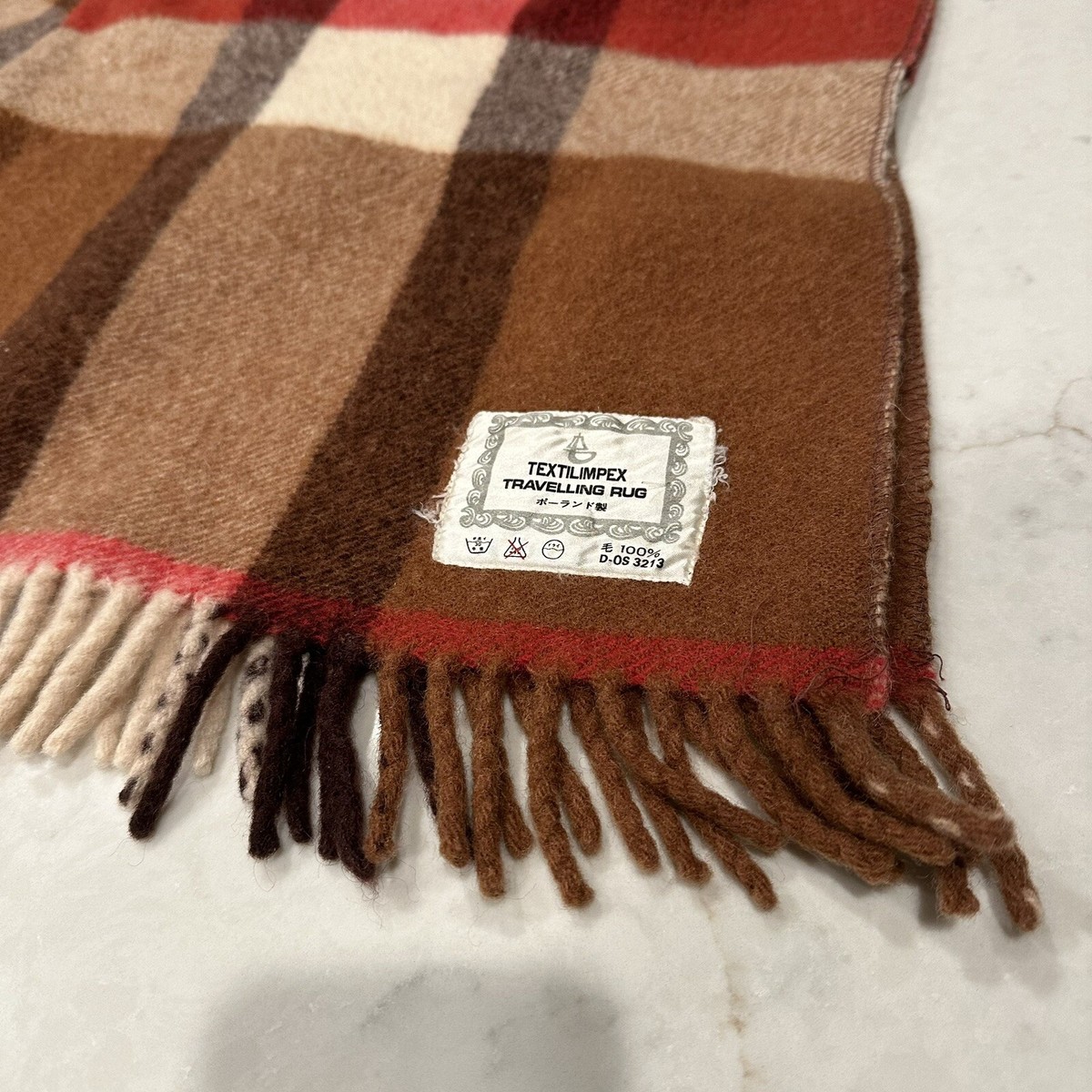 TEXTILIMPEX TRAVELLING RUG ウール100% Vintage Textilimpex Travelling Rug/Blanket | eBay