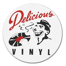 Delicious Vinyl Turntable Slipmat - Pharcyde hip hop record label Los Angeles