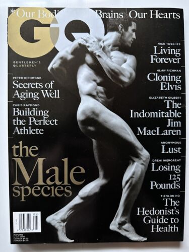 GQ Magazine May 2002 The Male Species-Jim MacLaren-In Protective Plastic - Imagen 1 de 1