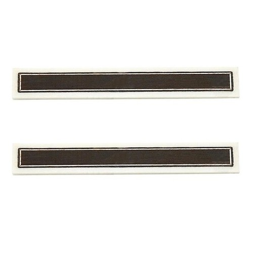2x Knochen Palisander klassische Gitarre Brücke Tie Block Rahmen Inlay Gitarrenbauer A21 - Bild 4 von 8