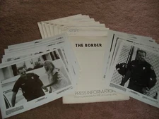 THE BORDER Original 1982 Press Kit w/Glossy Stills~Jack Nicholson, Harvey Keitel