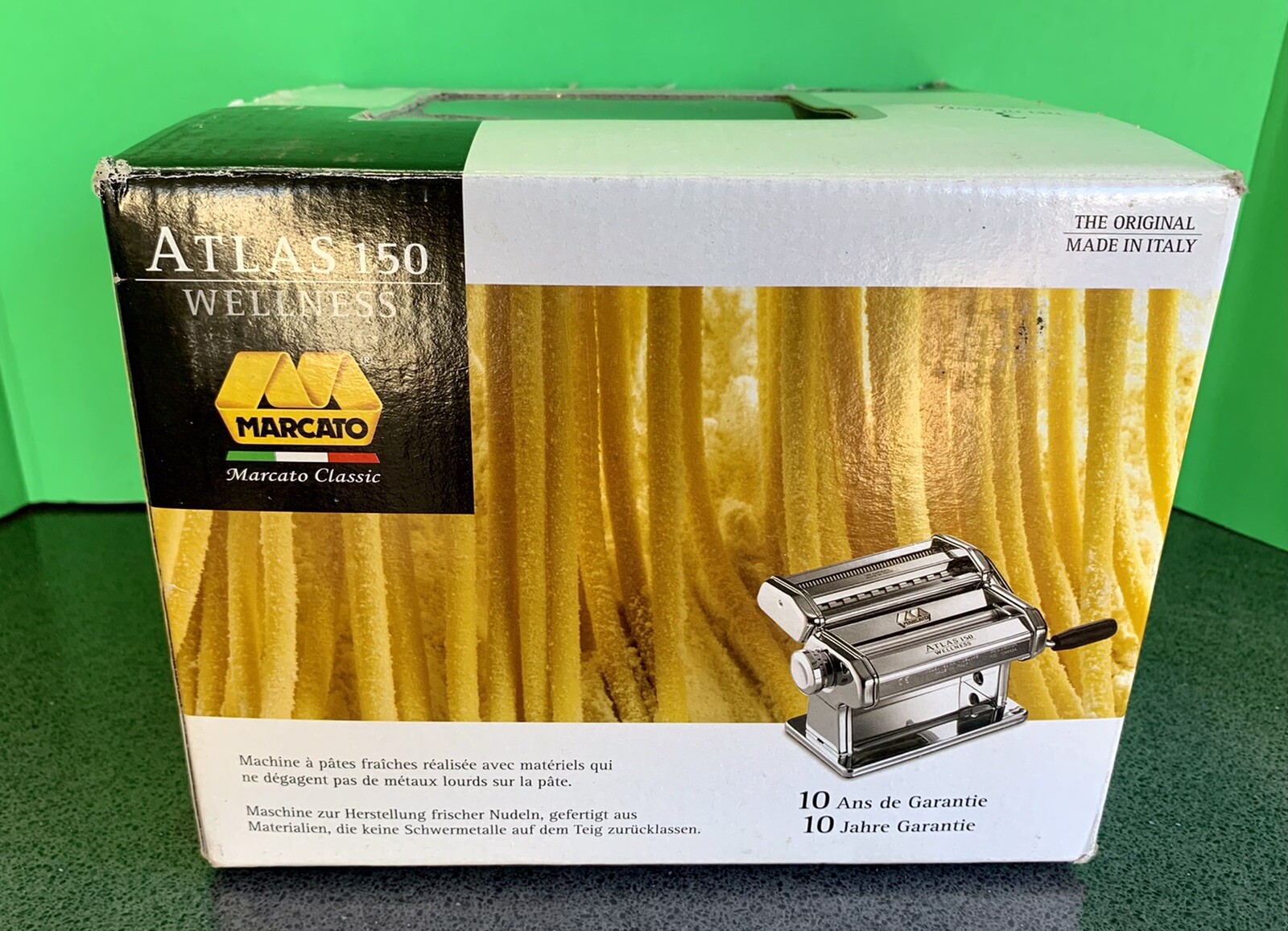 Marcato Atlas 150 Pasta Machine Made In Italy Includes Accessories eBay