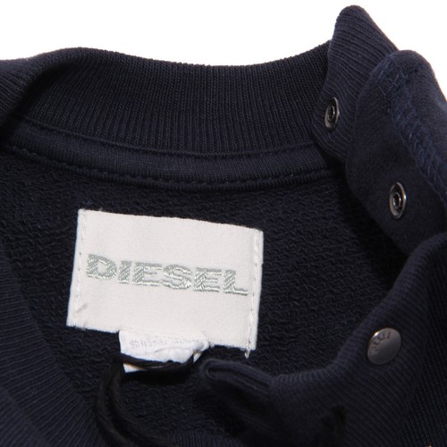 7577W felpa bimbo DIESEL boy blue sweatshirt kid - Picture 4 of 4