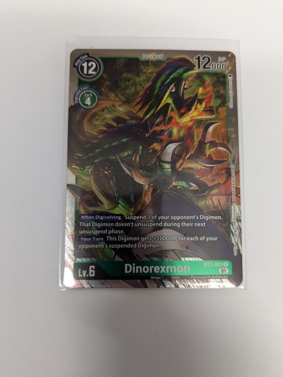 BT7-053 Dinorexmon Rare NM/M Digimon Card Next Adventure