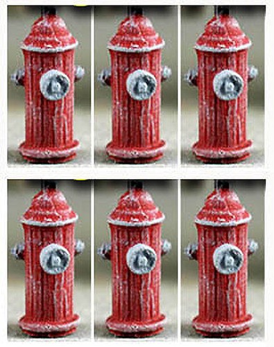 a lot of fire hydrants, come painted in s scale